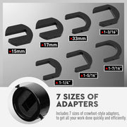 SEDY Inner Tie Rod Removal Tool Kit 1/2 Inch Drive Tube Inner Tie Rods Vehicle V465-82052