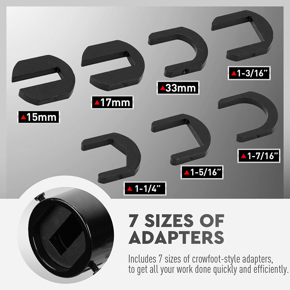 SEDY Inner Tie Rod Removal Tool Kit 1/2 Inch Drive Tube Inner Tie Rods Vehicle V465-82052