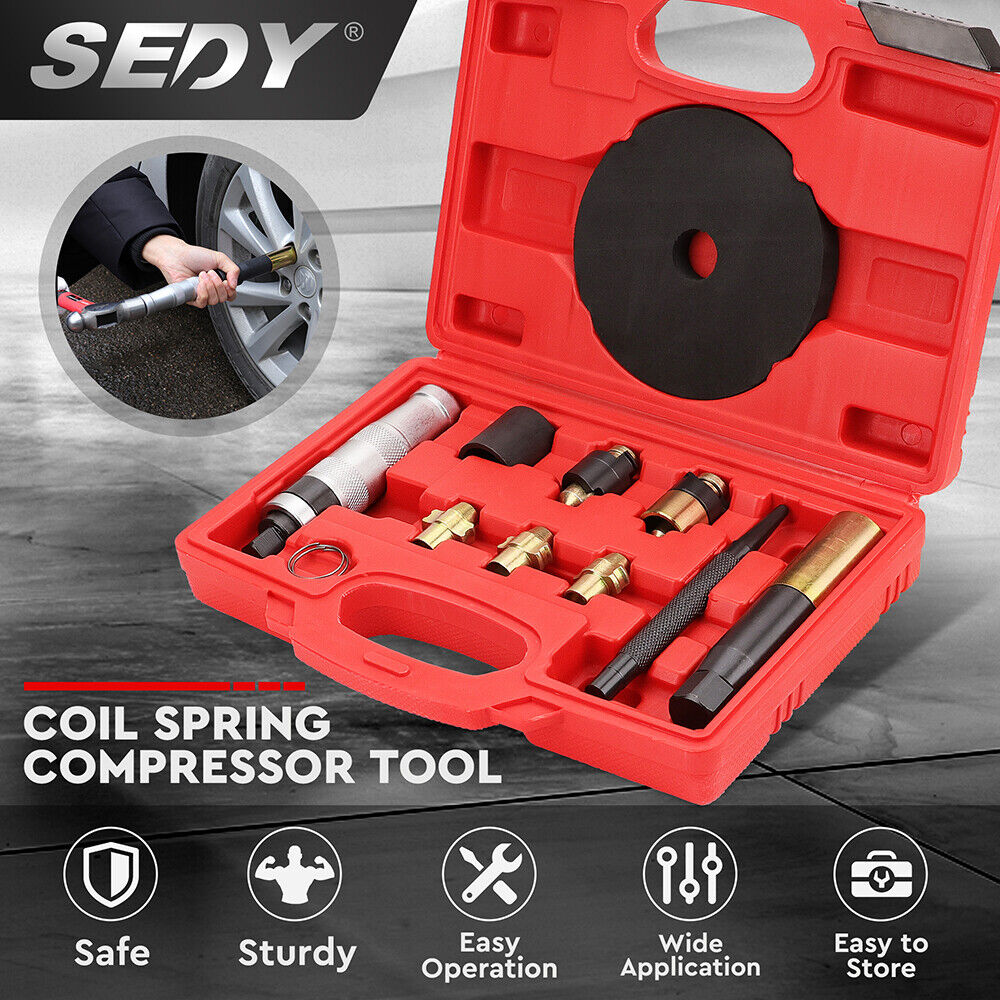SEDY 10Pc Wheel Lock Removal Tool Kit Wheel Locking Nut Key Remover Kit With Box V465-82055