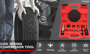 SEDY 10Pc Wheel Lock Removal Tool Kit Wheel Locking Nut Key Remover Kit With Box V465-82055