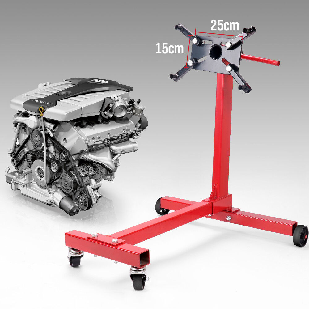 450kg / 1000lb Engine Stand Cars Auto Motor Crane Industrial Workshop Move Hoist V465-82176