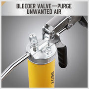 18inch Grease Gun 8000PSI Pistol Grip Flex Hose Heavy Duty Barrel With Cartridge V465-83001