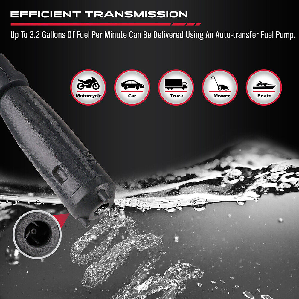 Multipurpose Fuel Transfer Pump Battery Powered Gasoline Hose Transfer Pump Au V465-83006