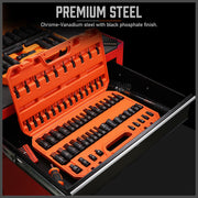 HORUSDY 66Pcs Torx Bit Socket Female External Socket Set Impact Adapter Socket V465-84025