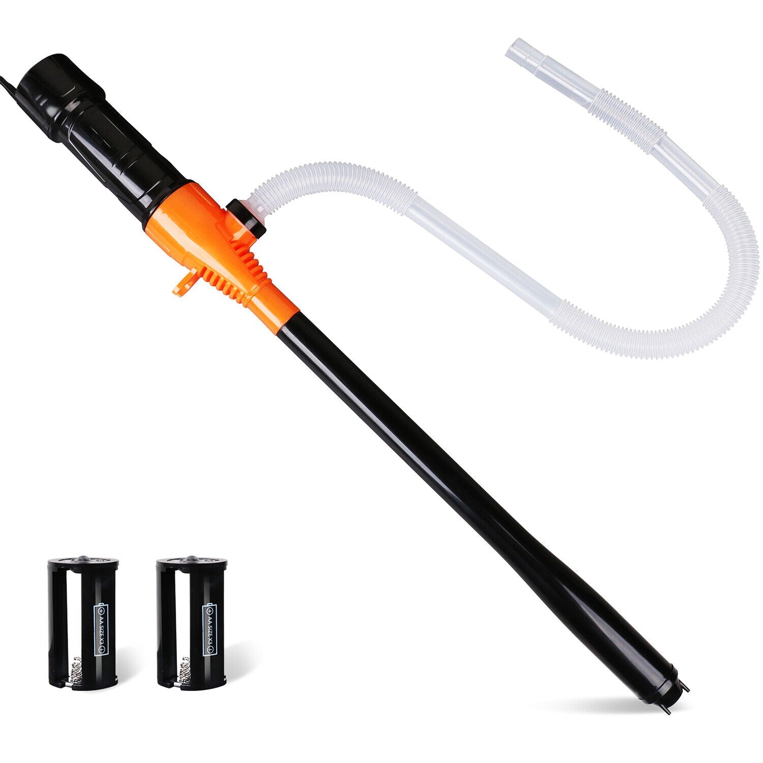 Electric Oil Extractor Pump, Battery Power Fluid Extractors for Water Fuel Oil Pumping with Flexible Hose V465-86016