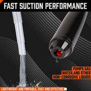 Electric Oil Extractor Pump, Battery Power Fluid Extractors for Water Fuel Oil Pumping with Flexible Hose V465-86016