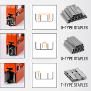 HORUSDY 3in1 Staple Gun Heavy Duty Stapler Fastener Tool Tacker free Staples V465-86044