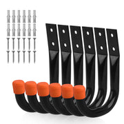 HORUSDY 6Pc Wall Mount Garage Hooks Set Heavy Duty Steel Storage Rack Hanger V465-86066