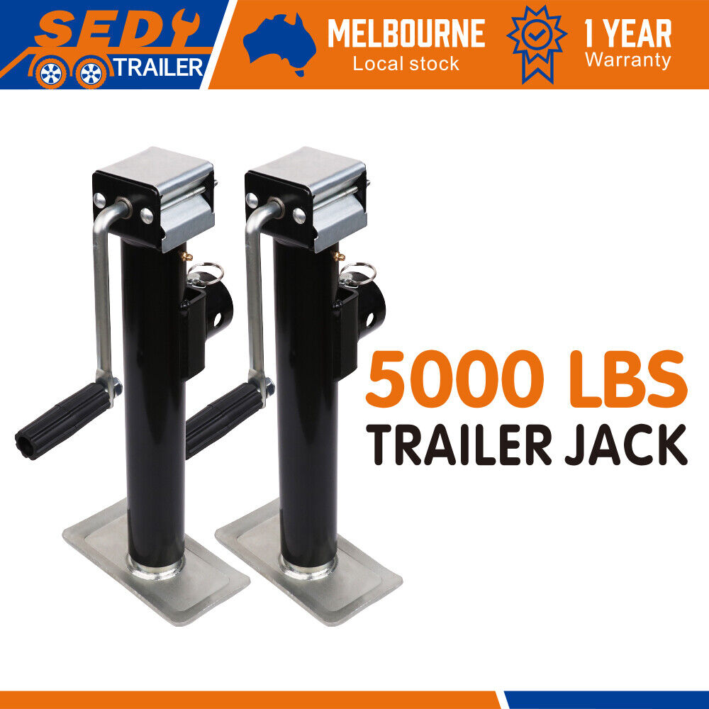 2x Trailer Caravan Canopy Jack Stand 2267kg/ 5000lbs Heavy Duty Weld Bracket V465-86091 X2