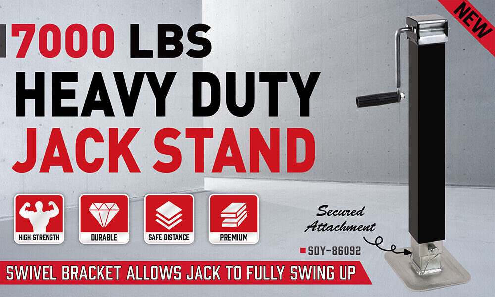 TRAILER CANOPY CARAVAN JACK STAND 3175KG 7000LBS HEAVY DUTY STABILIZER LEGS V465-86092