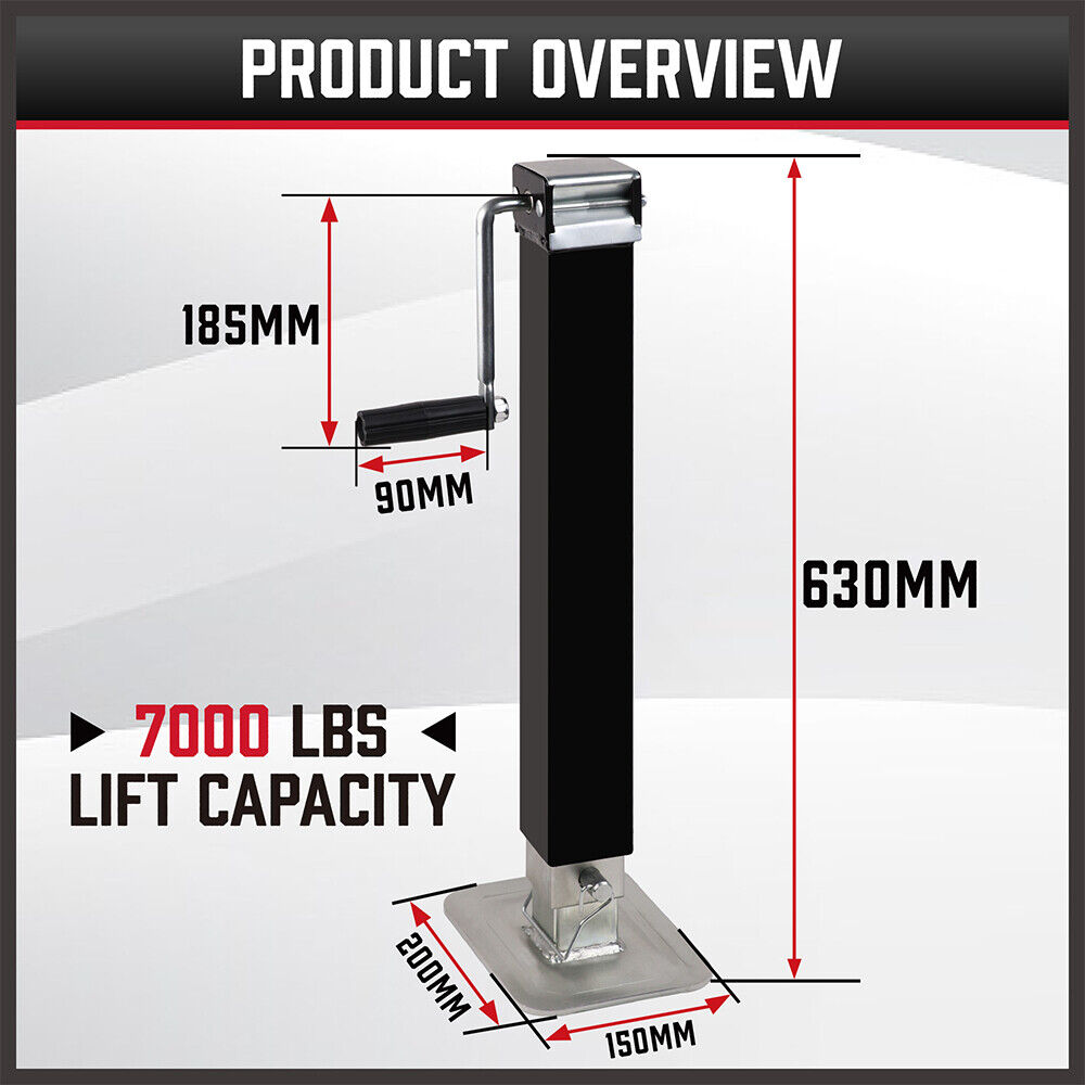 TRAILER CANOPY CARAVAN JACK STAND 3175KG 7000LBS HEAVY DUTY STABILIZER LEGS V465-86092