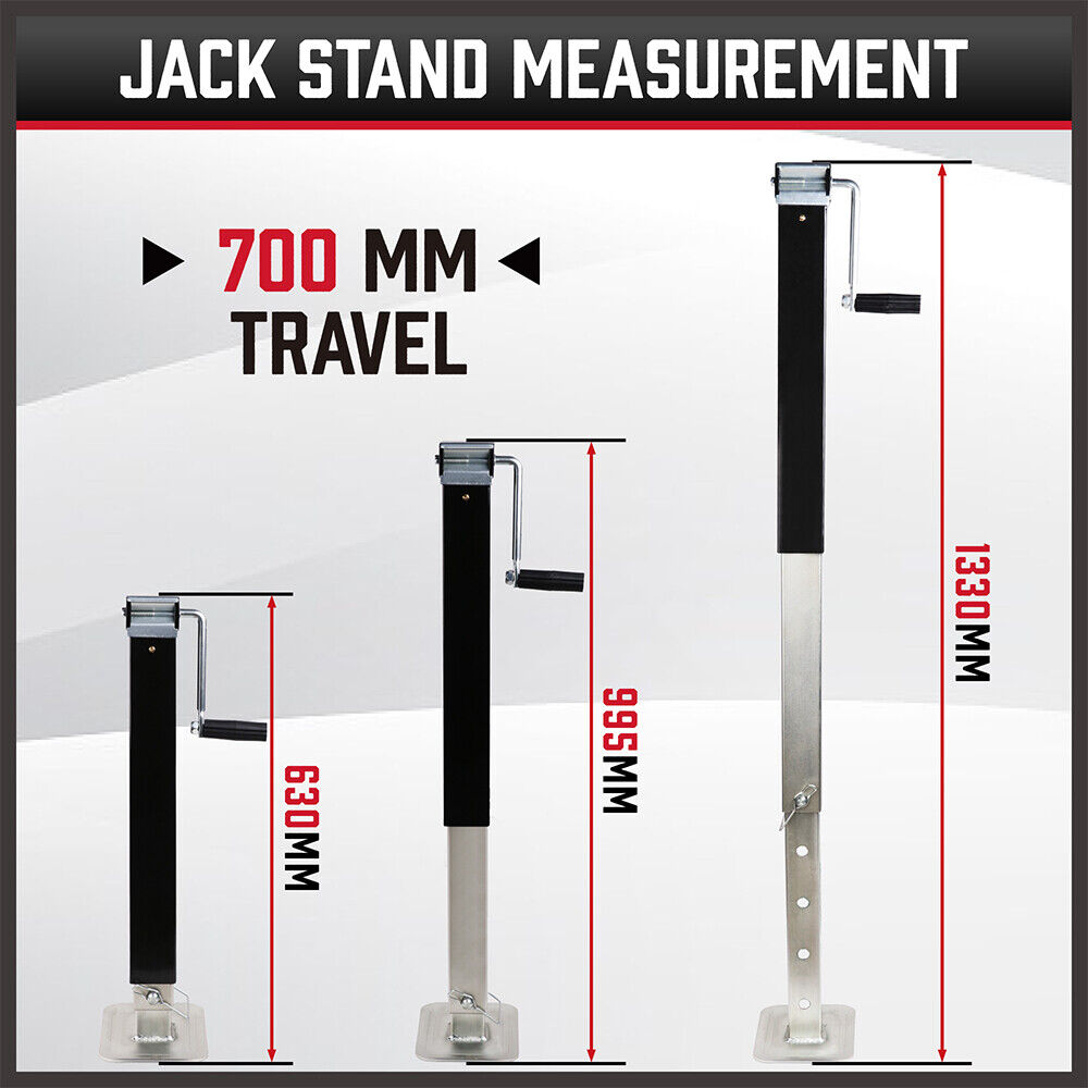 TRAILER CANOPY CARAVAN JACK STAND 3175KG 7000LBS HEAVY DUTY STABILIZER LEGS V465-86092