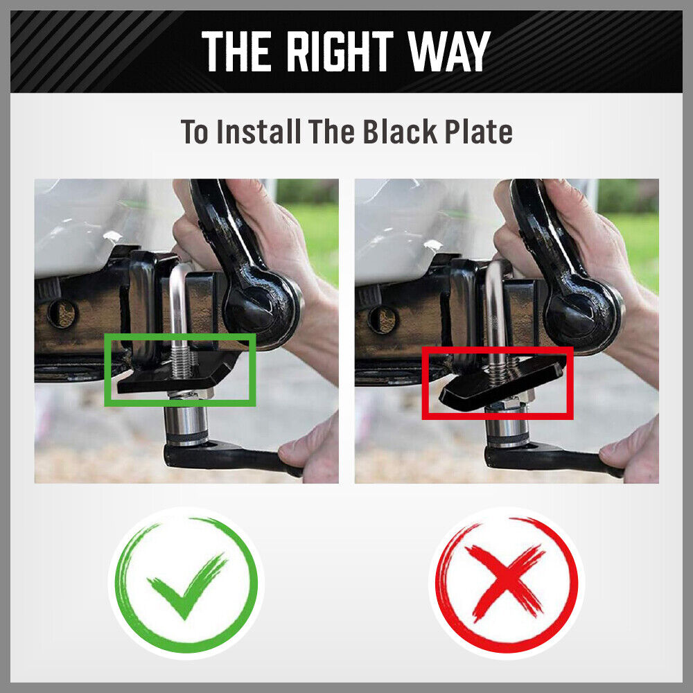 Anti Rattle Tow Bar Hitch Tongue Stabilizer Tightener Bracket Caravan Trailer V465-86186