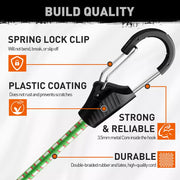 10-Piece Bungee Cords With Hook 40inch Outdoor Elastic Bungee Straps Luggage V465-86190
