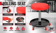SEDY 150kg Load Pneumatic Roller Seat Mechanic Rolling Stool With Tool Tray AU V465-86197