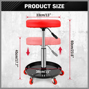 SEDY 150kg Load Pneumatic Roller Seat Mechanic Rolling Stool With Tool Tray AU V465-86197