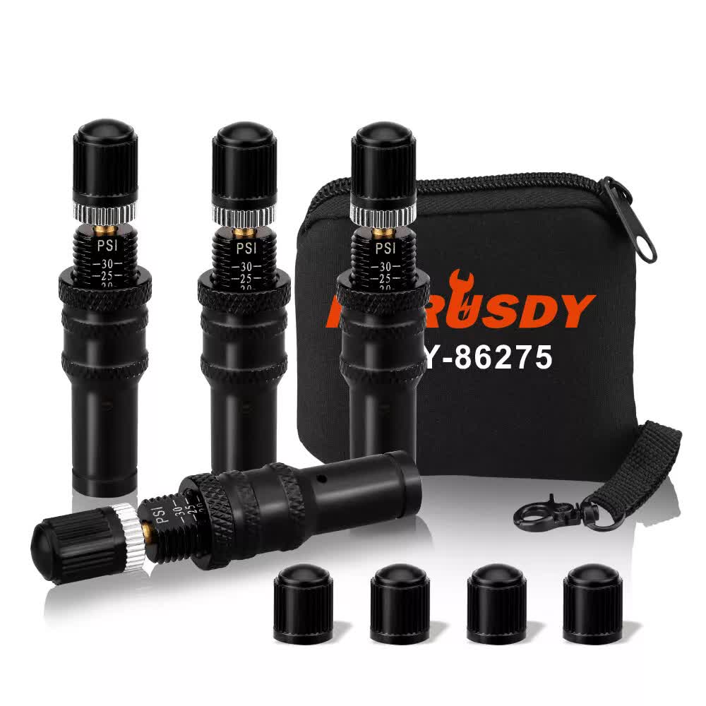 4Pcs Tyre Deflators Air Deflator Tire Valve Core Tool 10~30 PSI Portable 4x4 Au V465-86275