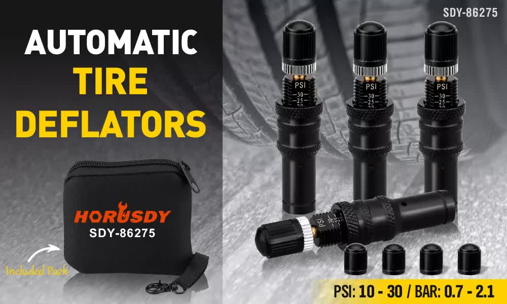 4Pcs Tyre Deflators Air Deflator Tire Valve Core Tool 10~30 PSI Portable 4x4 Au V465-86275