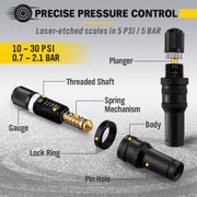 4Pcs Tyre Deflators Air Deflator Tire Valve Core Tool 10~30 PSI Portable 4x4 Au V465-86275