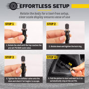 4Pcs Tyre Deflators Air Deflator Tire Valve Core Tool 10~30 PSI Portable 4x4 Au V465-86275