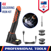 HORUSDY 8W 4V Max Cordless Soldering Iron Rechargeable with Lithium-Ion Battery V465-86276