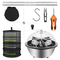 19 inch Bud Leaf Bowl Trimmer Tumble Stainless Steel Blades Twisted Spin Cut V465-86337
