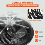 19 inch Bud Leaf Bowl Trimmer Tumble Stainless Steel Blades Twisted Spin Cut V465-86337