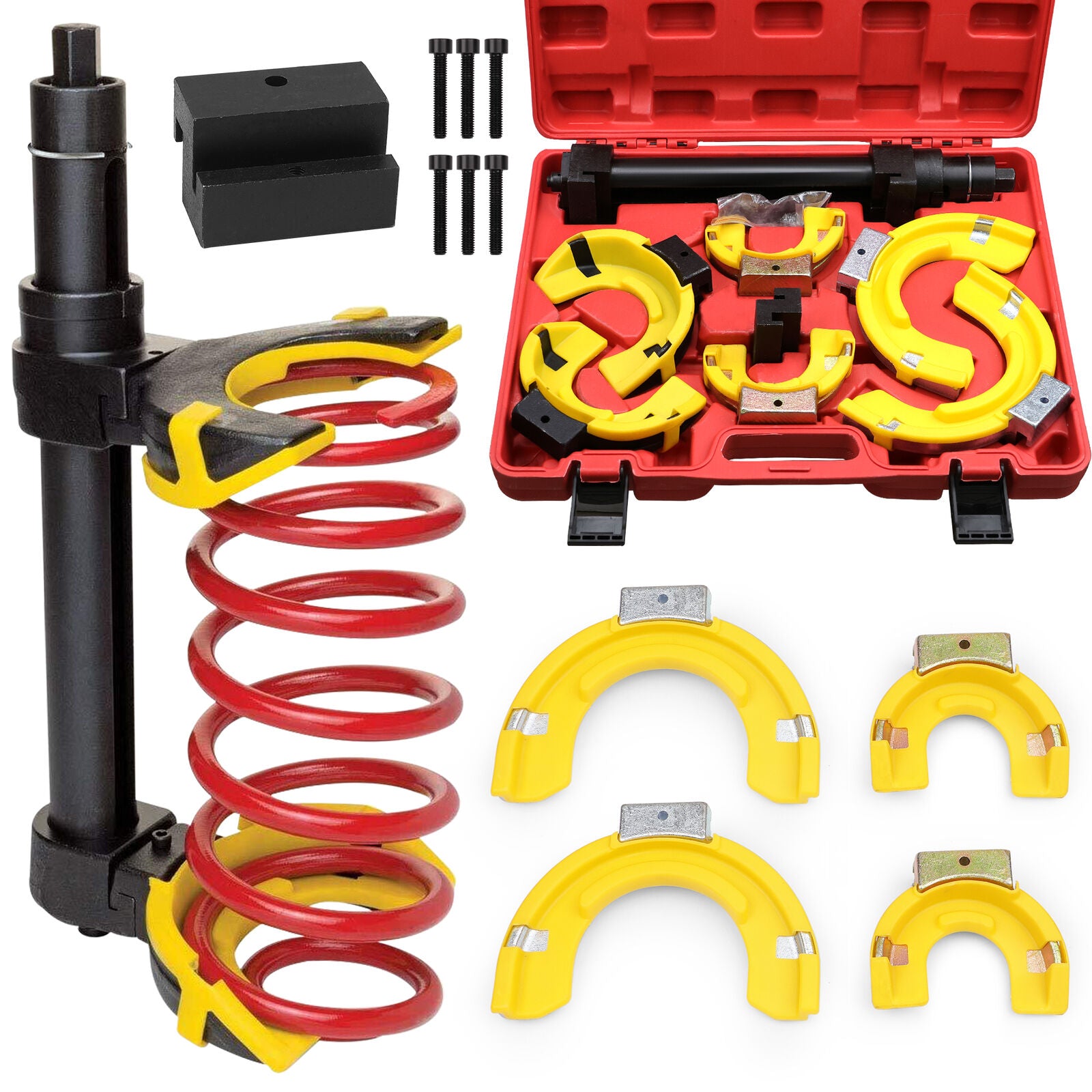 HORUSDY 4500Kg Macpherson Strut Coil Spring Compressor Dumper Extractor Tool V465-86347