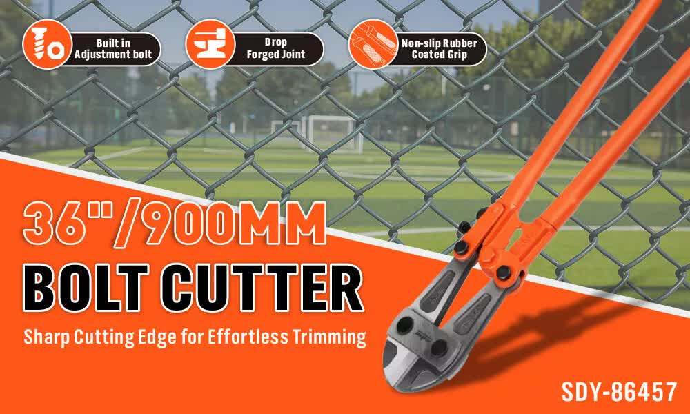 36inch Super Long Bolt Cutter Lock Cutter Rubber Grip Cables Cables Chains Wires V465-86457
