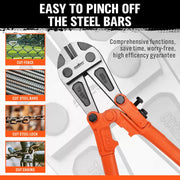 36inch Super Long Bolt Cutter Lock Cutter Rubber Grip Cables Cables Chains Wires V465-86457