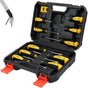 11-Pieces Magnetic Screwdriver Set with Case Magnetizer Demagnetizer Flat Head V465-87049