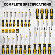 140Pcs Magnetic Screwdriver Set Hex Key Magnetizer Demagnetizer Precision Screwdriver V465-87056