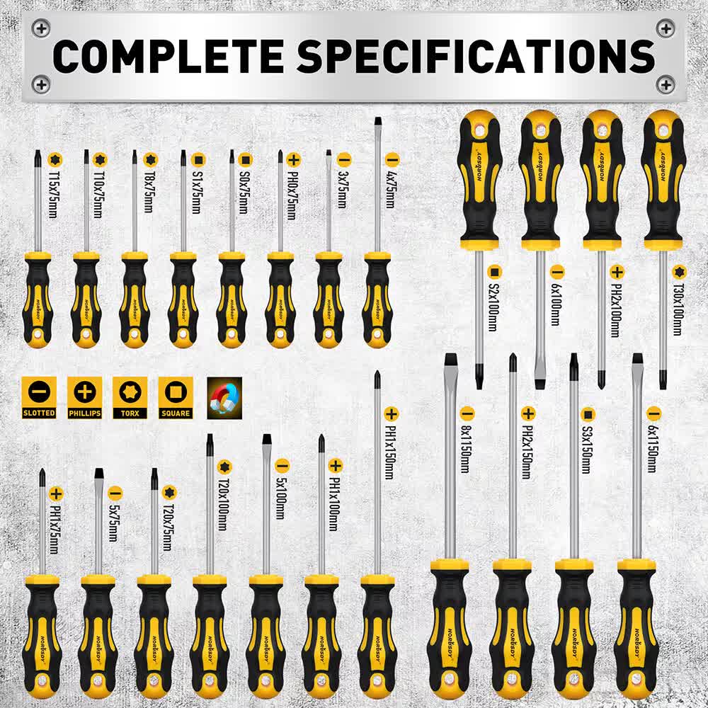 140Pcs Magnetic Screwdriver Set Hex Key Magnetizer Demagnetizer Precision Screwdriver V465-87056