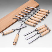 12Pc Wood Carving Chisel Set Knife High Carbon Steel Woodworking Rolling Pouch V465-87412-AU-2
