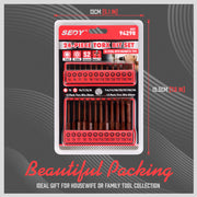 24Pc Torx Bit Set Star Head Screwdriver Bit Long Security Temper Proof T5-T40 V465-88008