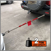 3Pcs 2 Ton Trailer Hitch 186cm Heavy Duty Tow Bar 4wd Trailer Spring Buffer Au V465-90069