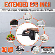 Drain Auger Drain Cleaner Unblocker Auger Sewage Pipe Cleaning Plumbing Tool V465-90527-AU-2