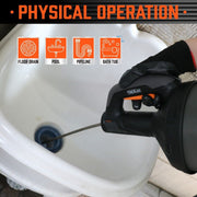Drain Auger Drain Cleaner Unblocker Auger Sewage Pipe Cleaning Plumbing Tool V465-90527-AU-2