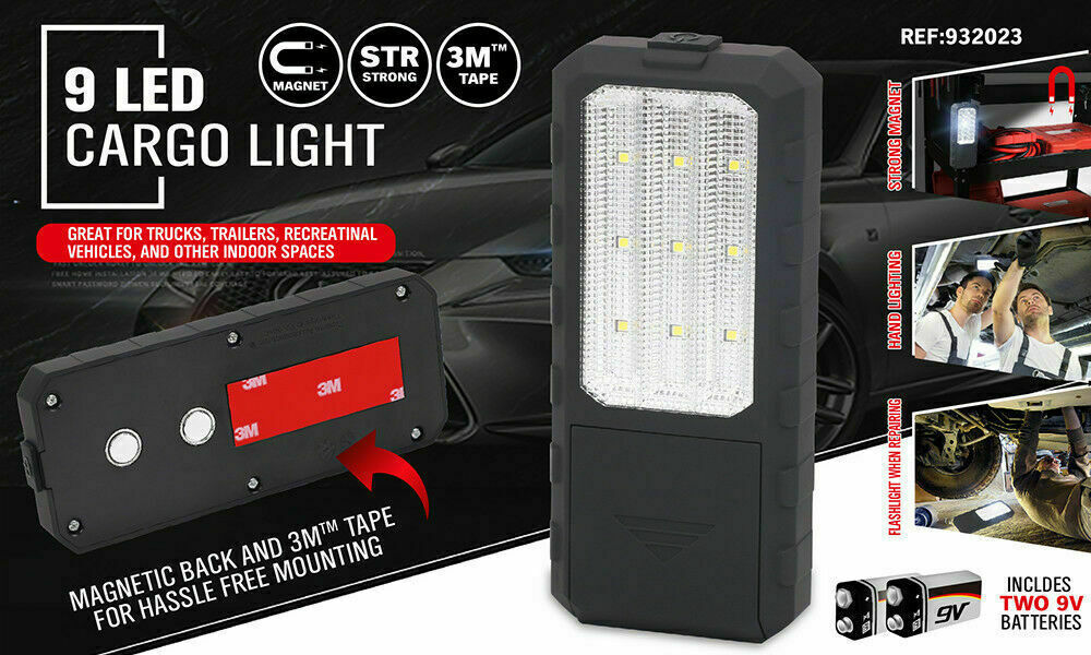 LED Light Camping Portable Magnetic Garage Work Auto Repair Torch Super Bright V465-932023