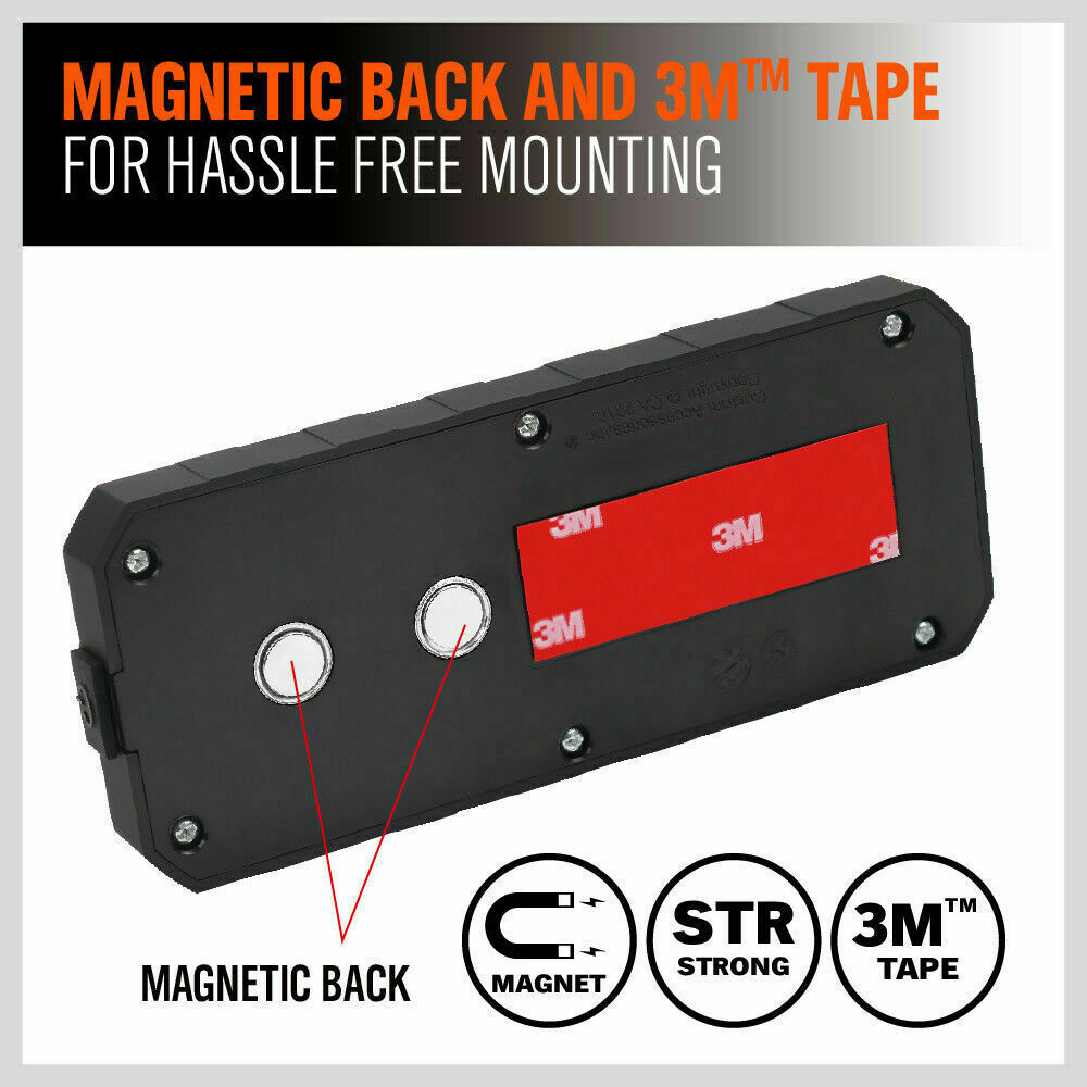 LED Light Camping Portable Magnetic Garage Work Auto Repair Torch Super Bright V465-932023