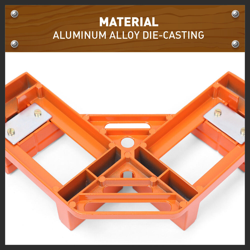 90 degrees Degree Corner Clamp Welding Vice Woodworking Alloy Body With Quick Release V465-93747-AU-5-22PC