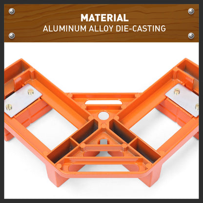 90 degrees Degree Corner Clamp Welding Vice Woodworking Alloy Body With Quick Release V465-93747-AU-5-22PC
