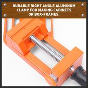 90 degrees Degree Corner Clamp Welding Vice Woodworking Alloy Body With Quick Release V465-93747-AU-5-22PC