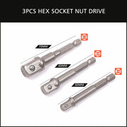 16Pc Socket Bit Adaptor Set Power Drill Nut Driver Extension Screwdriver Bits V465-94175