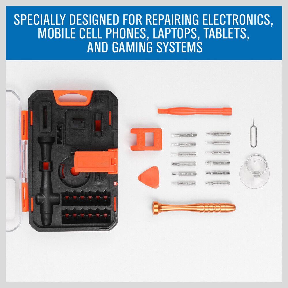 HORUSDY 18 in 1 Mobile Phone Repair Tools Kit Pry Opening Tool Screwdriver V465-94181
