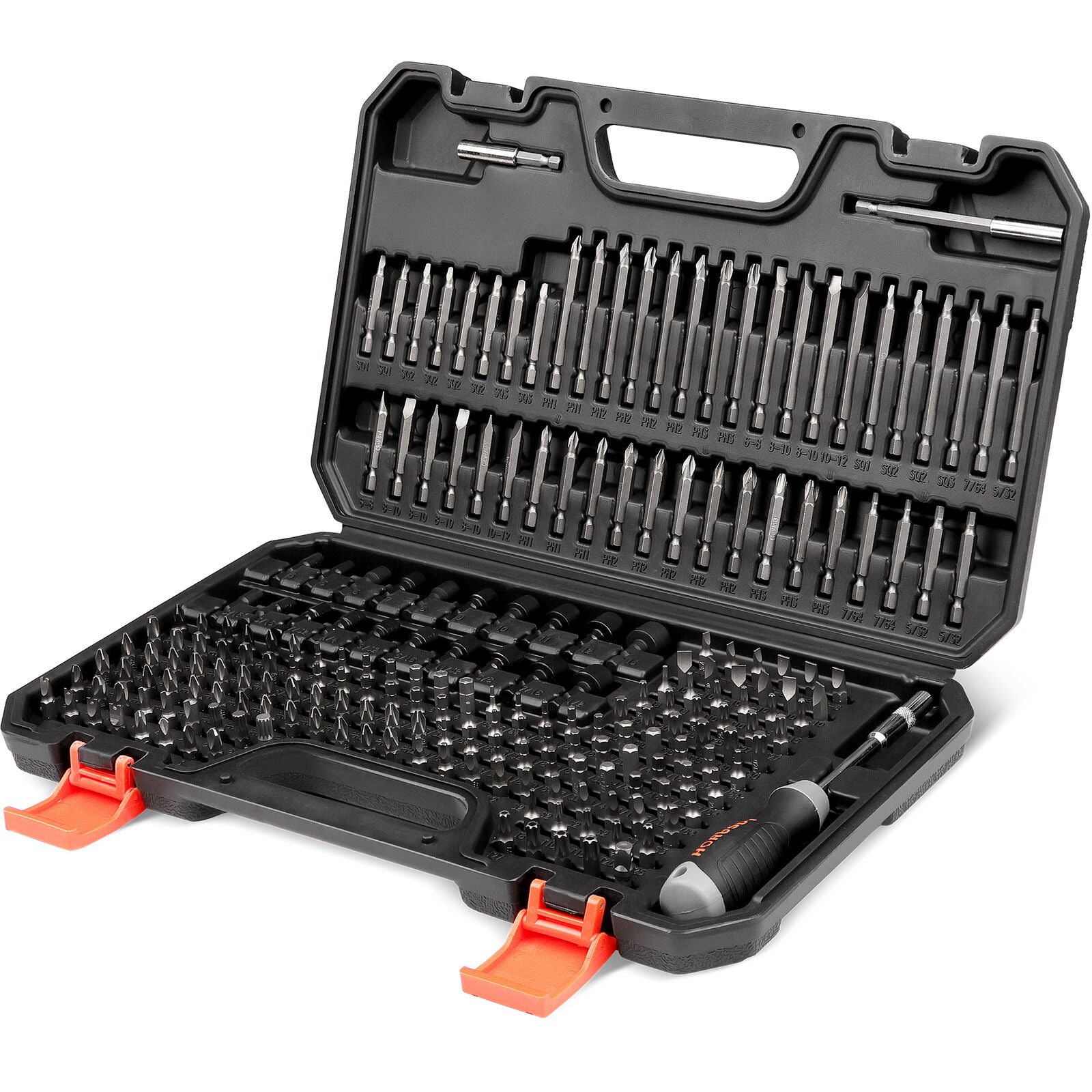 219-Piece Combination Security Bit Set Screw Driver Bit Tamper Proof Torx Box V465-94272