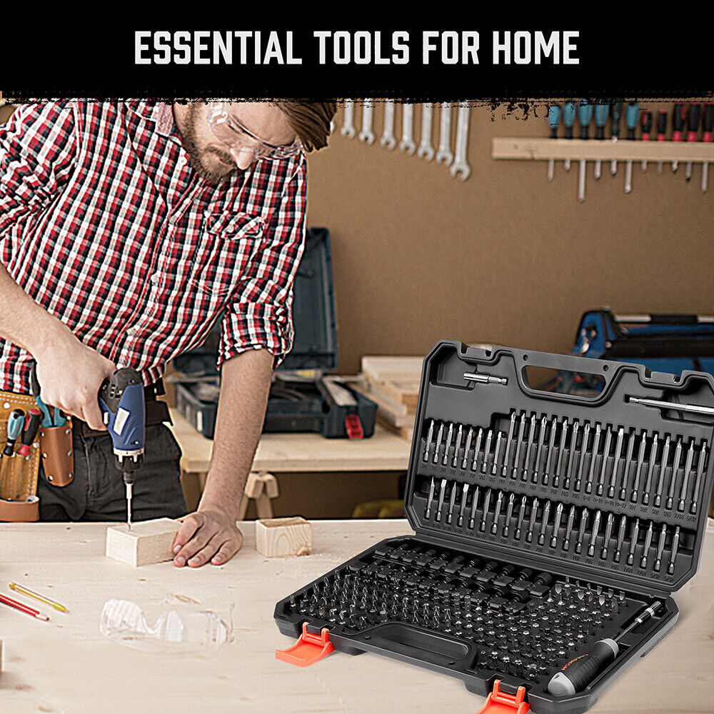 219-Piece Combination Security Bit Set Screw Driver Bit Tamper Proof Torx Box V465-94272