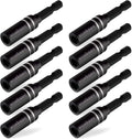 10Pc Magnetic Extension Socket Drill Bit Holder 1/4" Hex Screwdriver Nut Driver V465-94307-AU-5