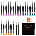 24-Piece Magnetic Precision Screwdriver Set - Small Screwdrivers for Eyeglasses, Phones, Watches Electronics V465-94398