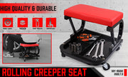 HORUSDY Rolling Creeper Seat Workshop Mechanic Stool Garage Repair Storage Tray V465-95222
